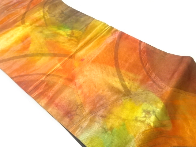 JAPANESE NAGOYA OBI / WOVEN SEIGAIHA